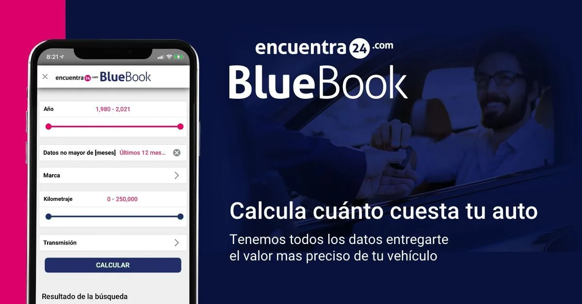 ¡Encuentra24 Blue Book para vehículos!