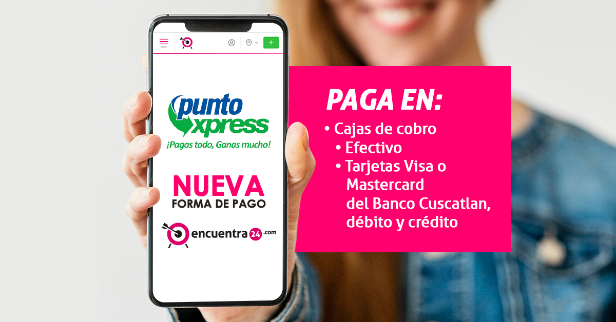 Punto Express, la nueva forma de pago de Encuentra24 para salvadoreños